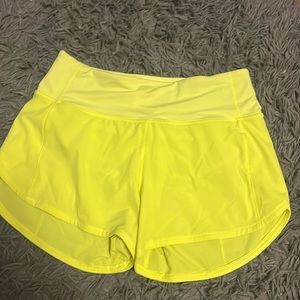 lululemon sped up shorts